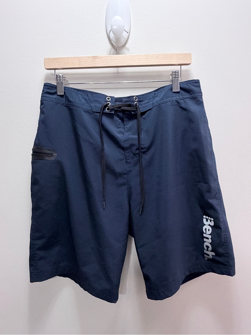 Bench Men’s Navy Swim Shorts with Drawstring Size Medium